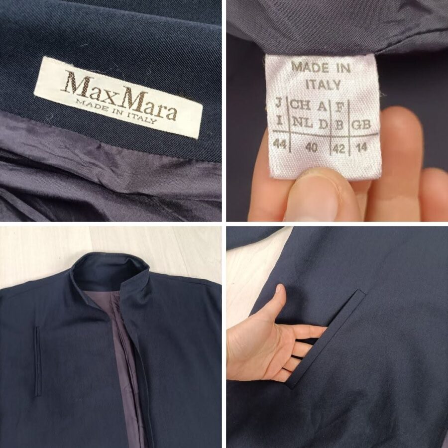 blue vintage duster
