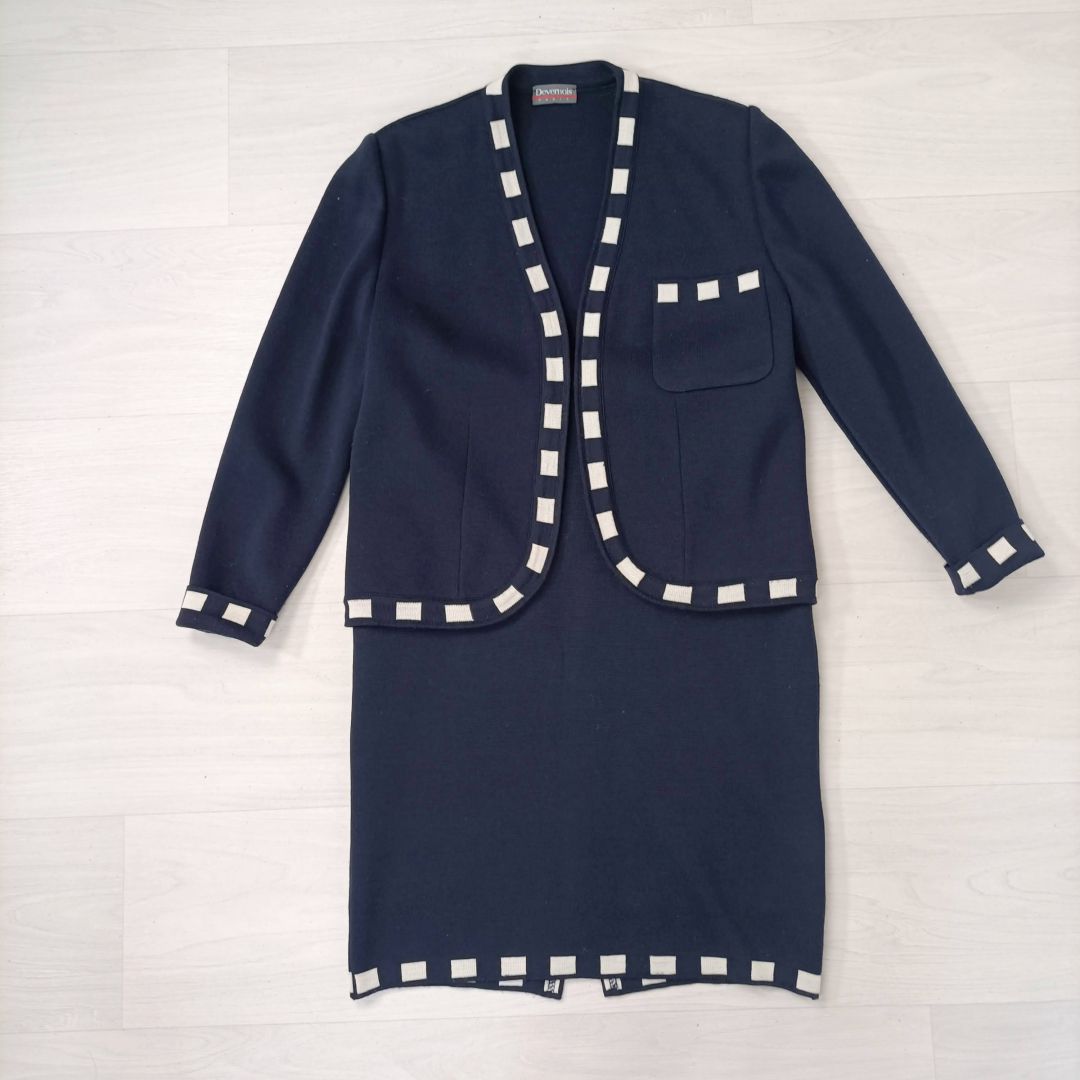 vintage knitted suit