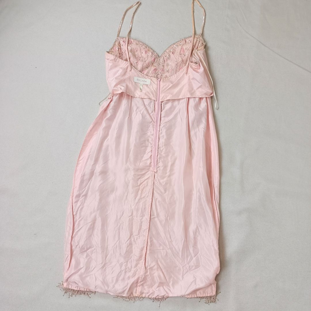 elegant women pink dress