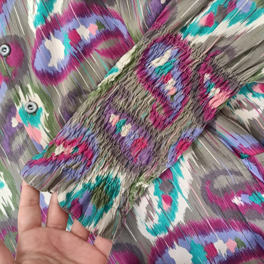 spring silk dress