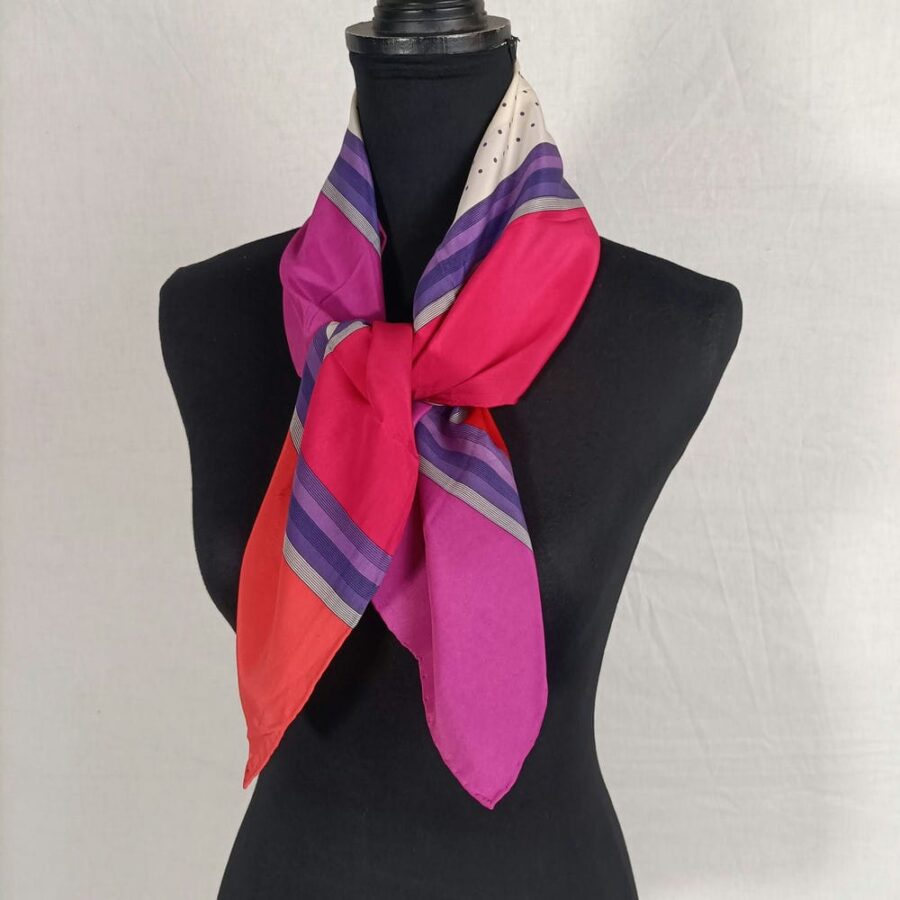 Foulard Balmain vintage anni '70