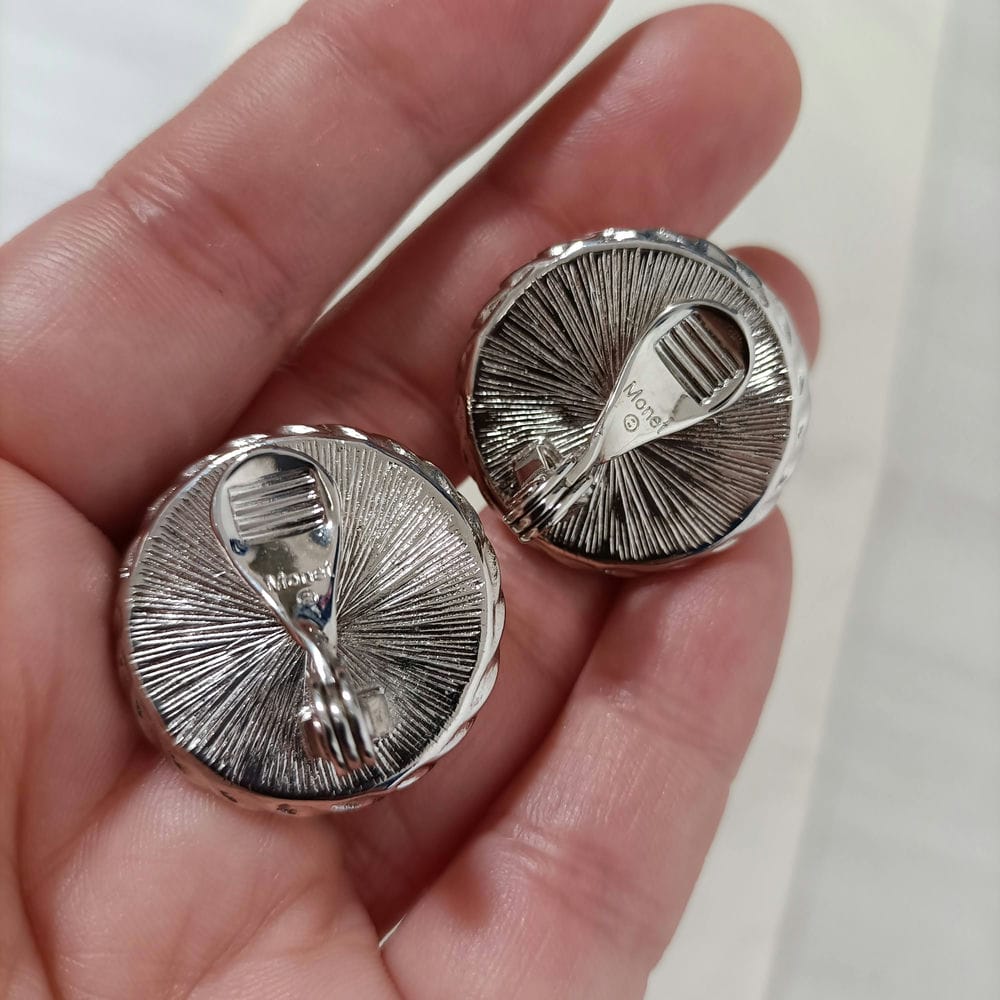 Orecchini Monet bigiotteria vintage anni '60 - immagine 5