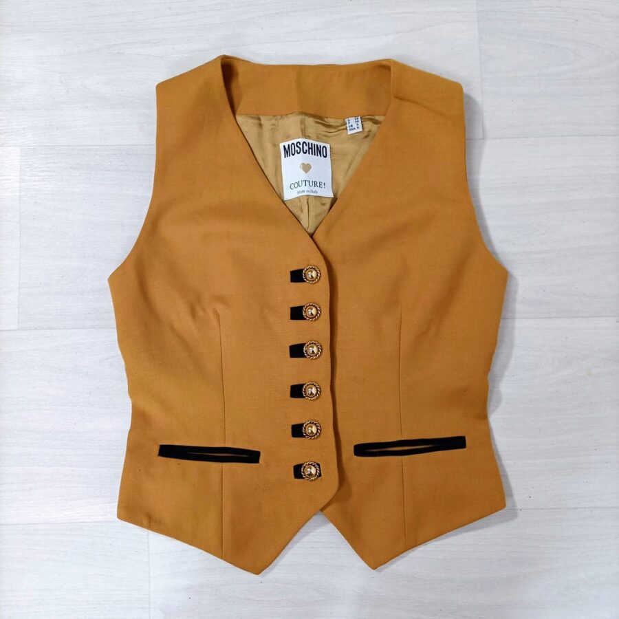 gilet giallo senape