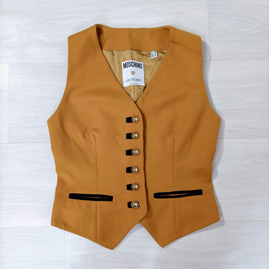 gilet giallo senape