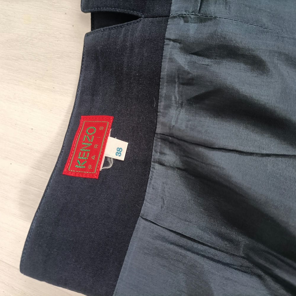 Gonna blu navy Kenzo vintage 80s