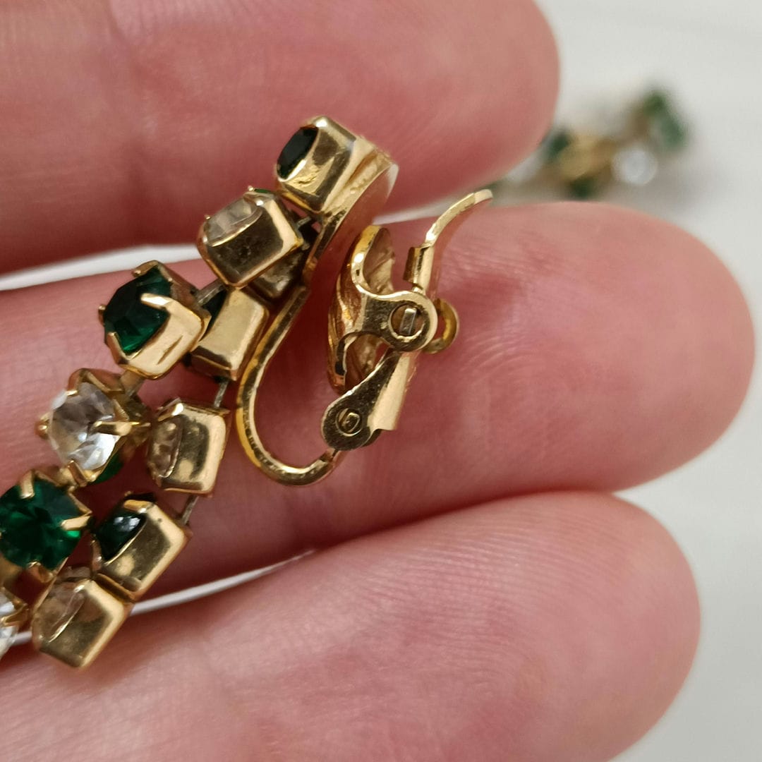 trifari vintage earrings