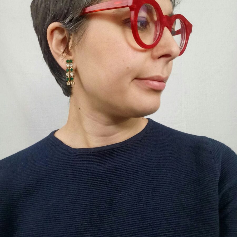 vintage earrings 70s