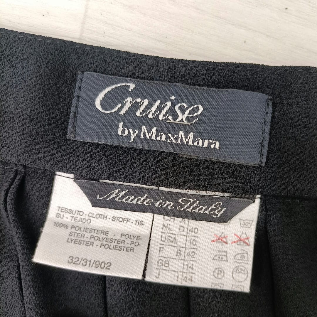 Max Mara gonna preppy a pieghe