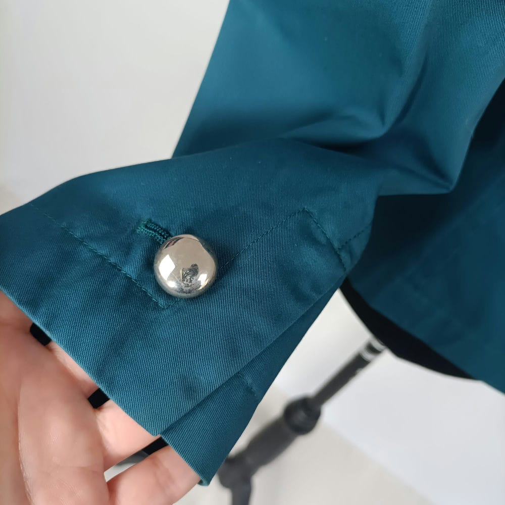 giacca verde petrolio