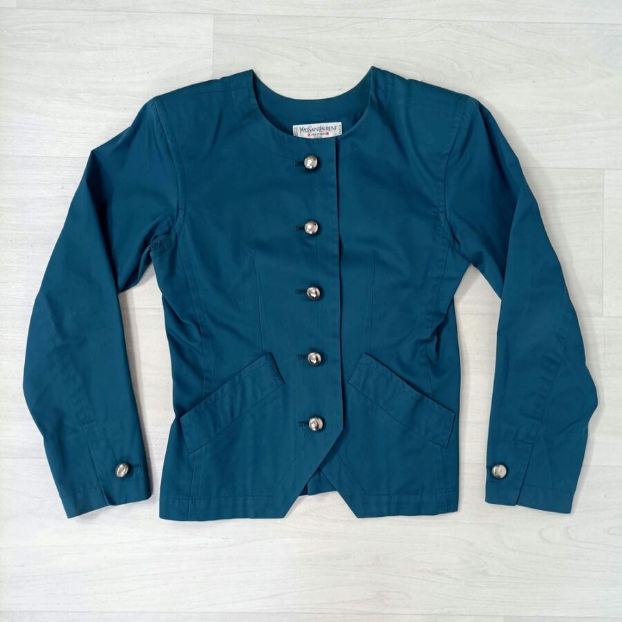 petrol blue blazer