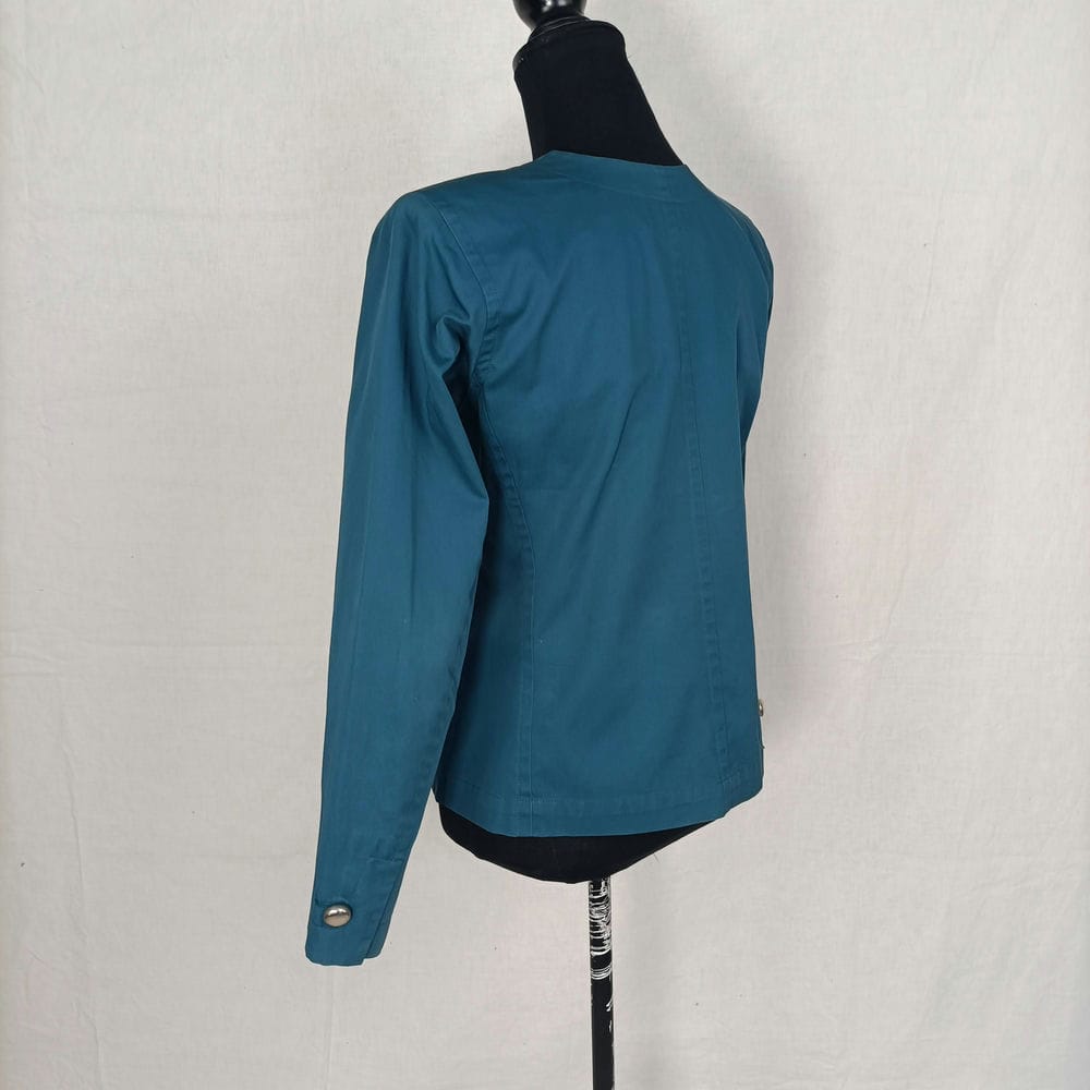 giacca verde petrolio