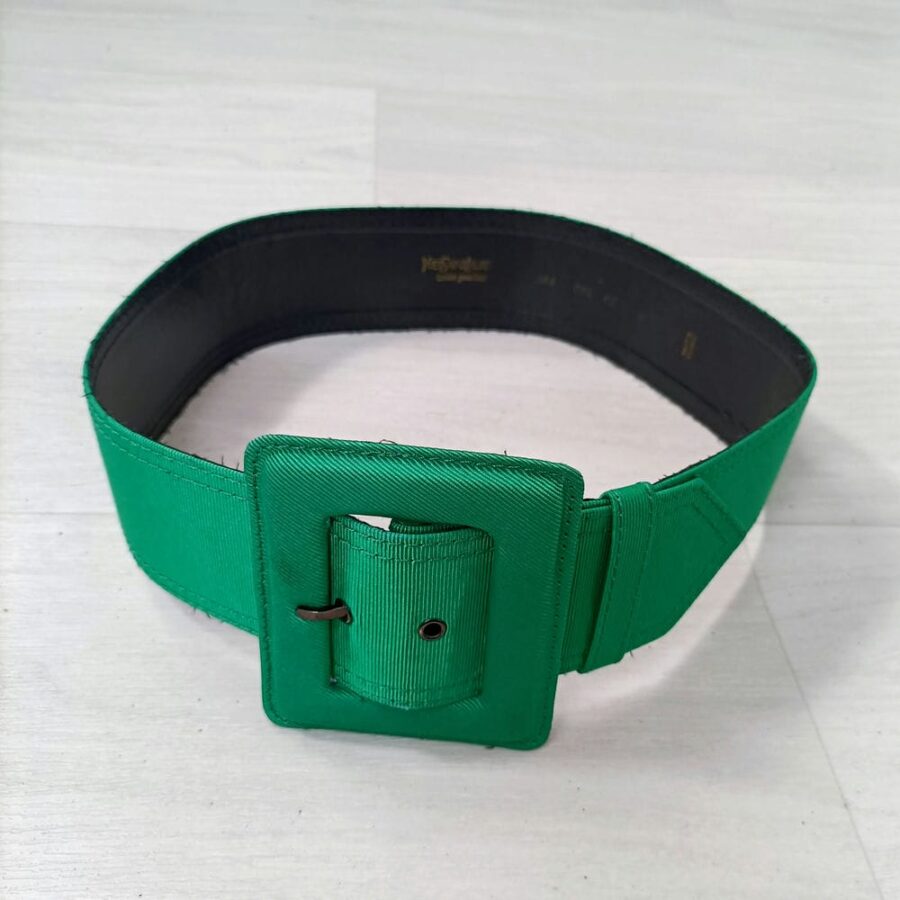 vintage green belt