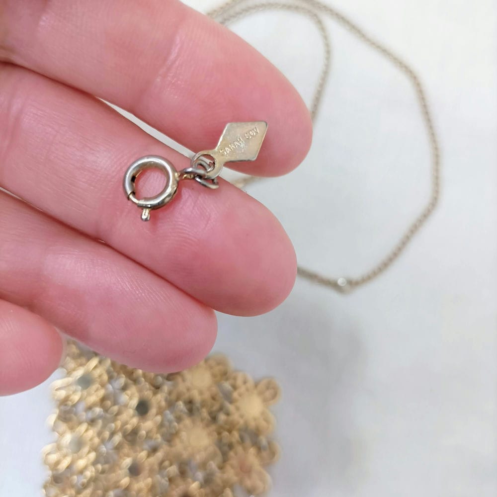 Collana golden petals Sarah Coventry 70s