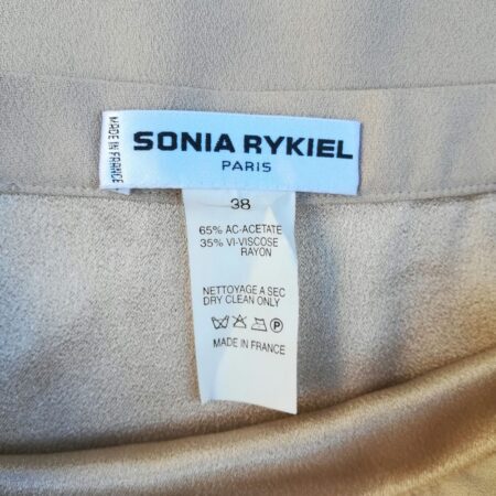 gonna beige sonia rykiel
