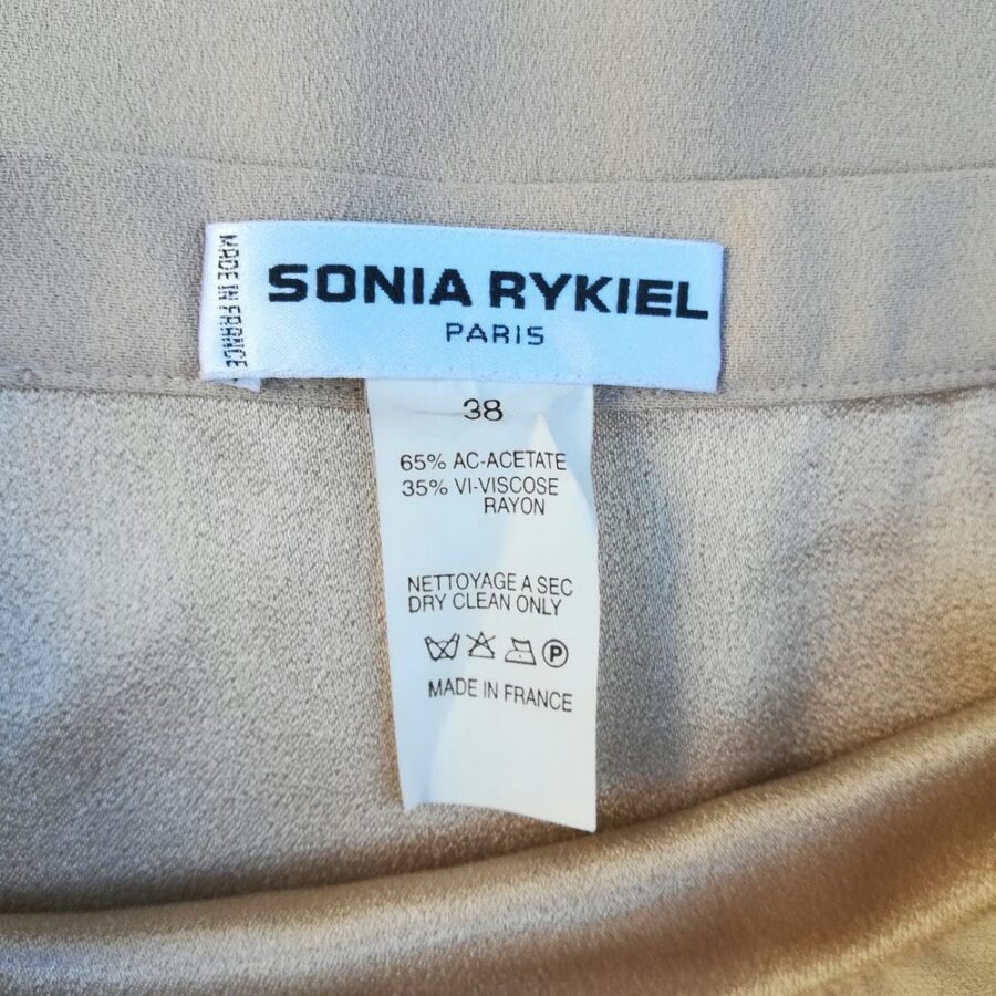 gonna beige sonia rykiel