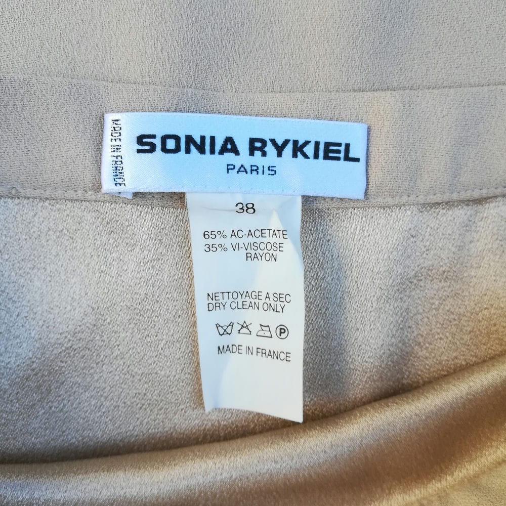 gonna beige sonia rykiel