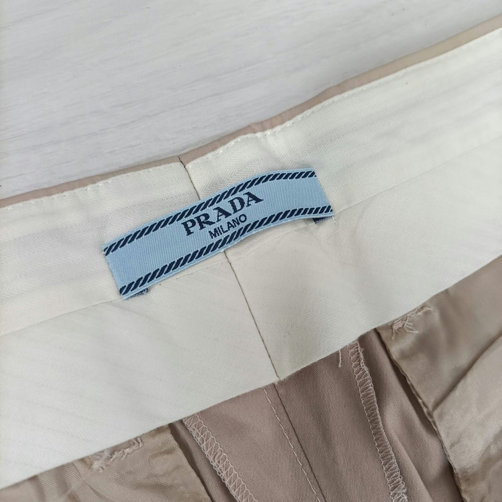 Pantaloni capri donna Prada y2k
