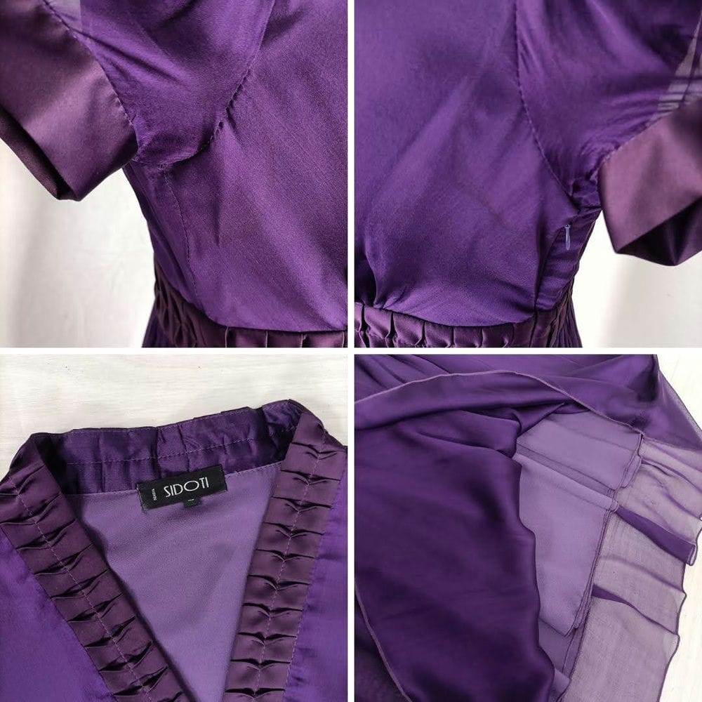 violet elegant dress