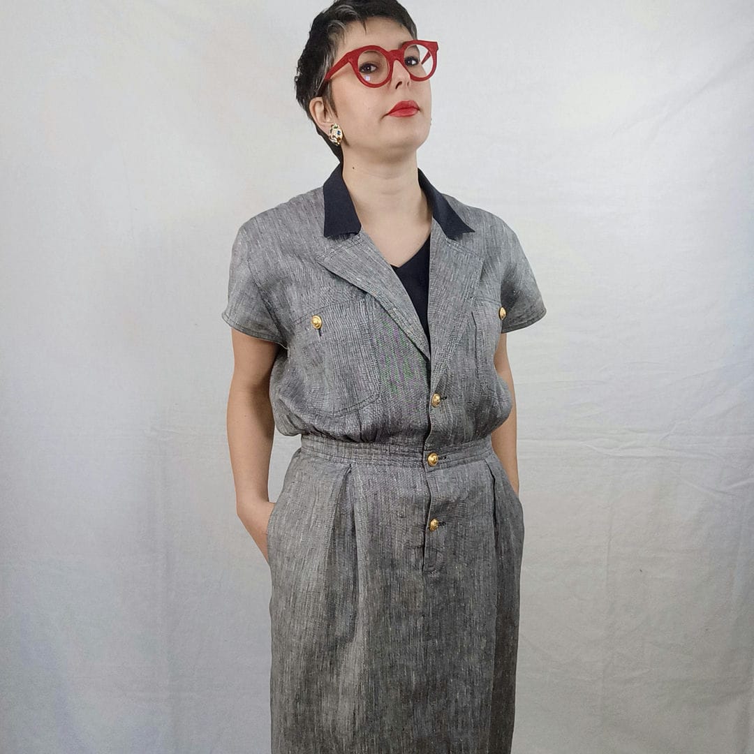 Vestito lino Valentino - immagine 2