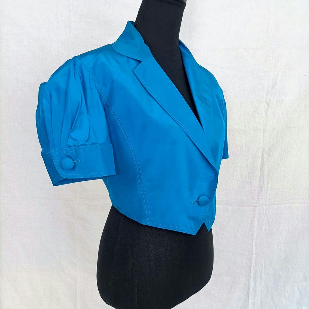 vintage turquoise jacket