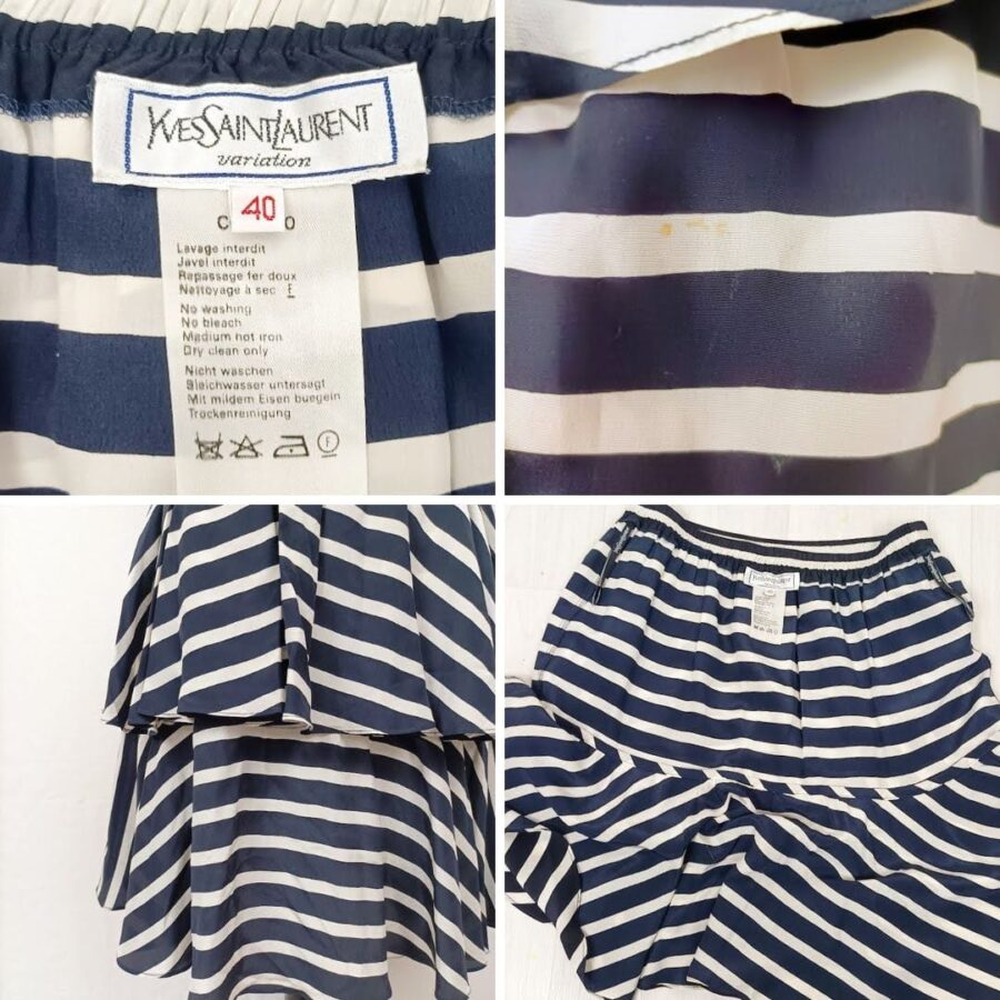 ysl vintage skirt