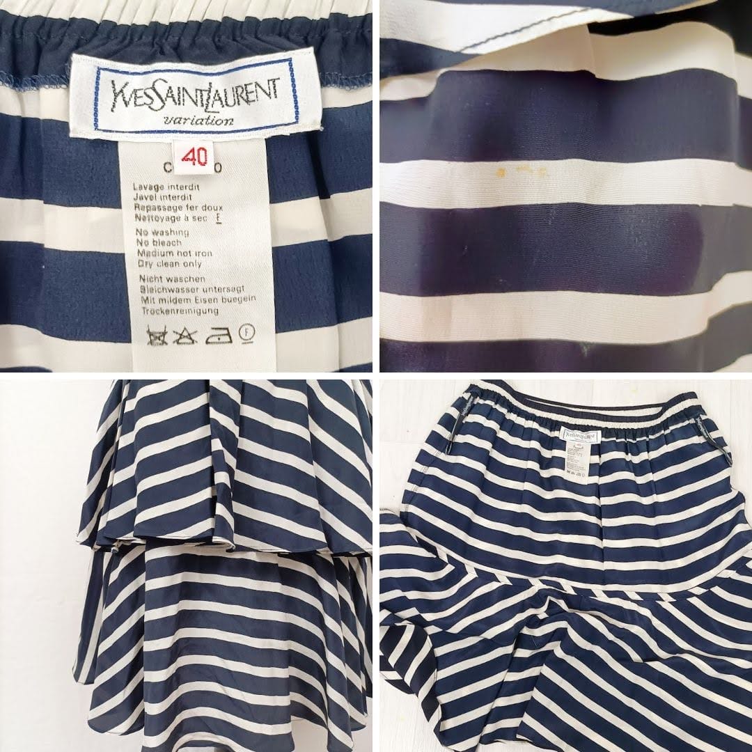 ysl vintage skirt