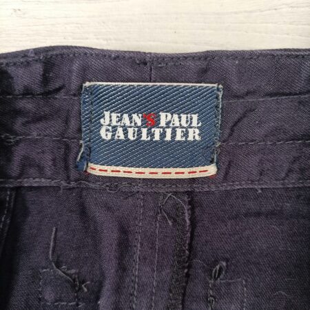 Jean Paul Gaultier gonna blu in cotone