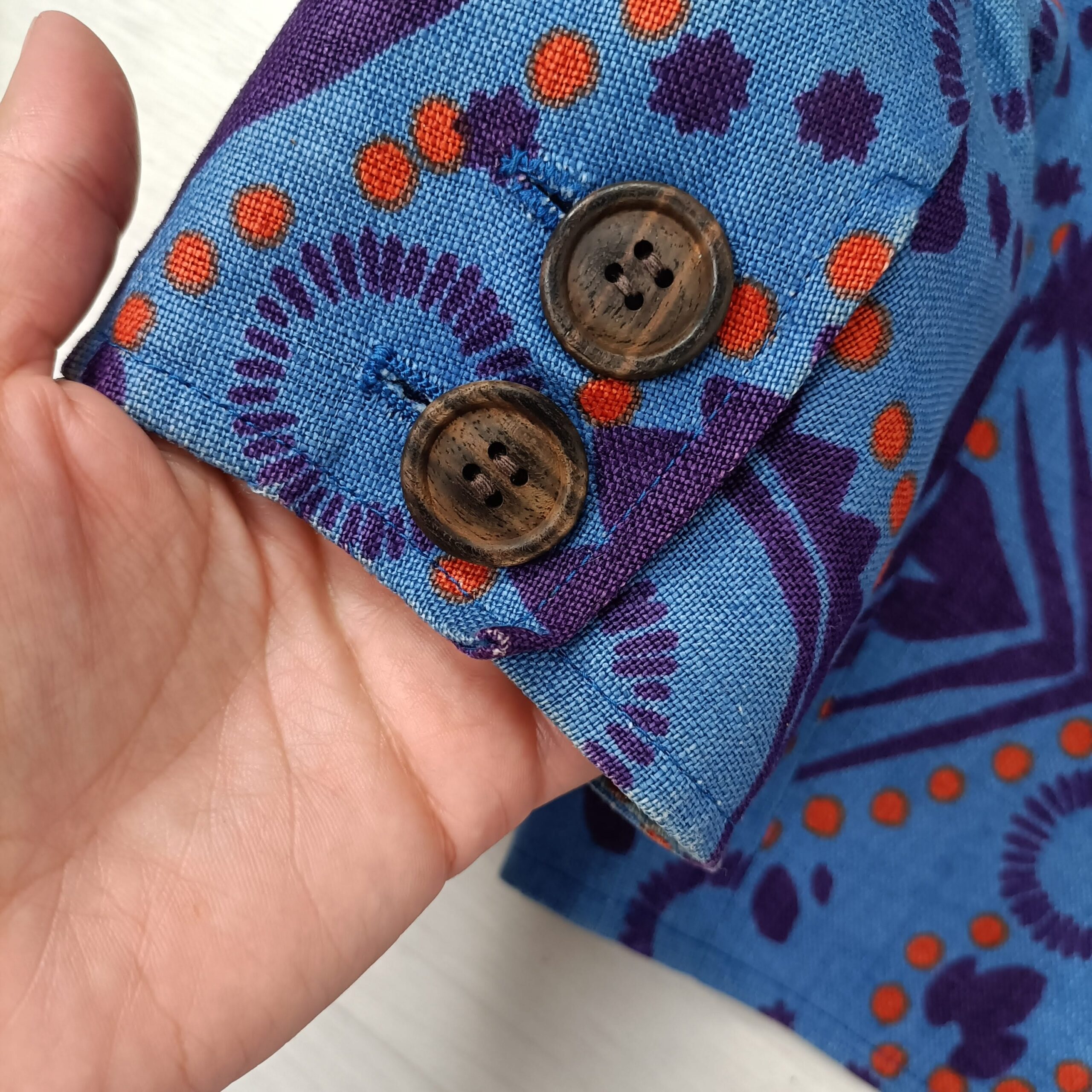 giacca blu estiva in lino