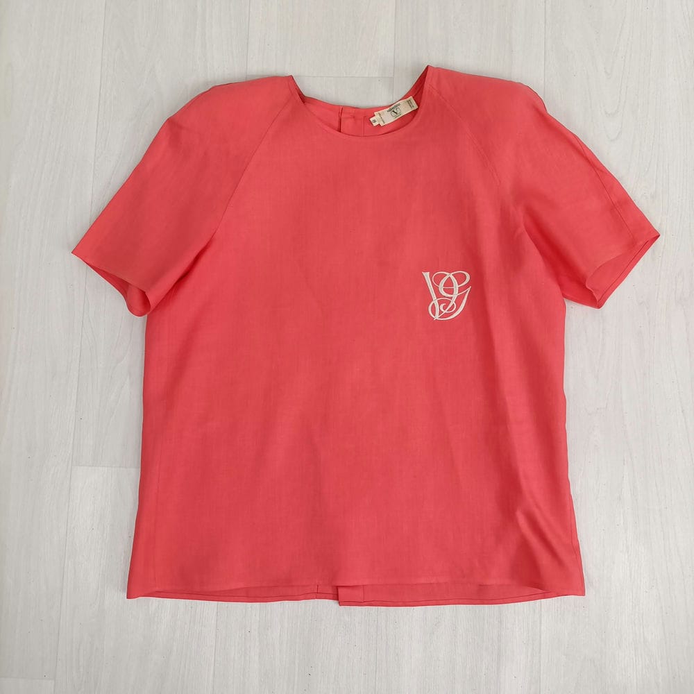 camicia lino arancione