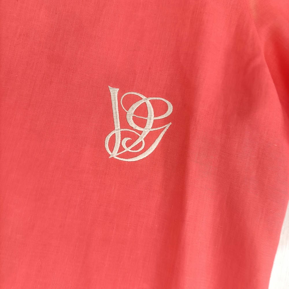 Camicia in lino arancione Valentino - immagine 6