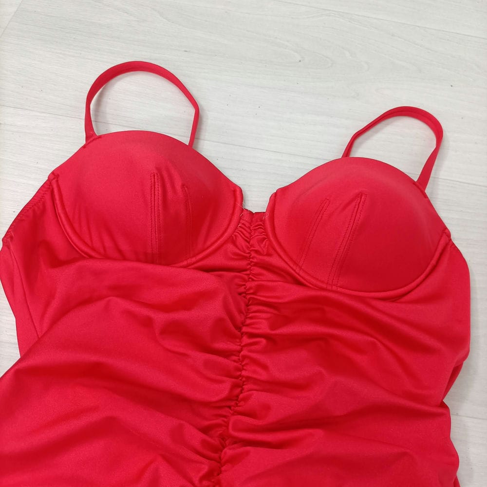 Costume intero vintage rosso anni '80