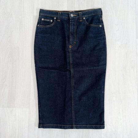Gonna denim midi
