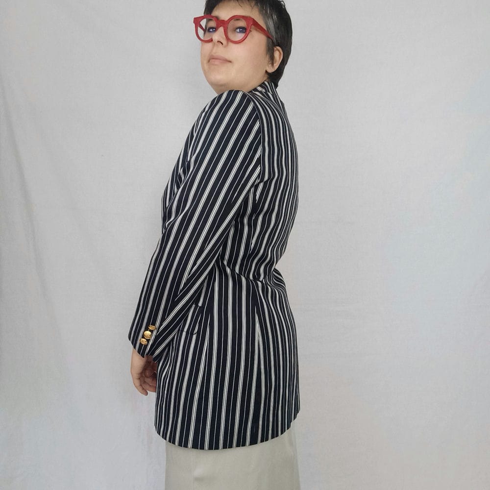 navy vintage jacket