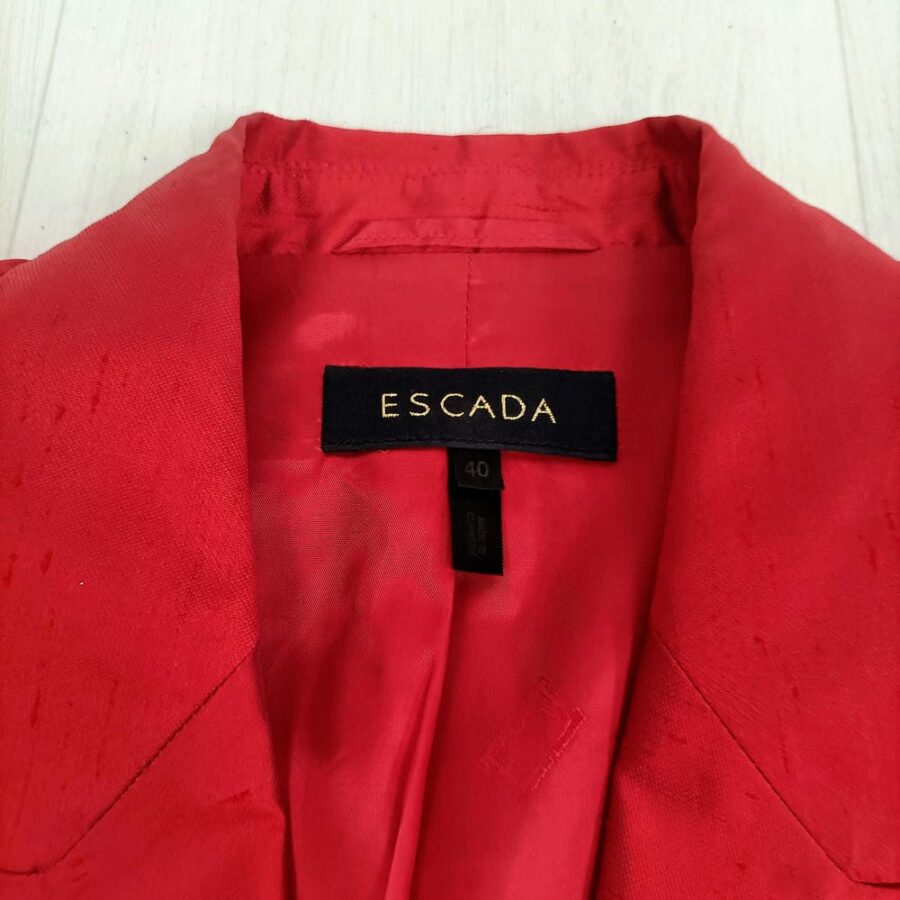 completo elegante rosso