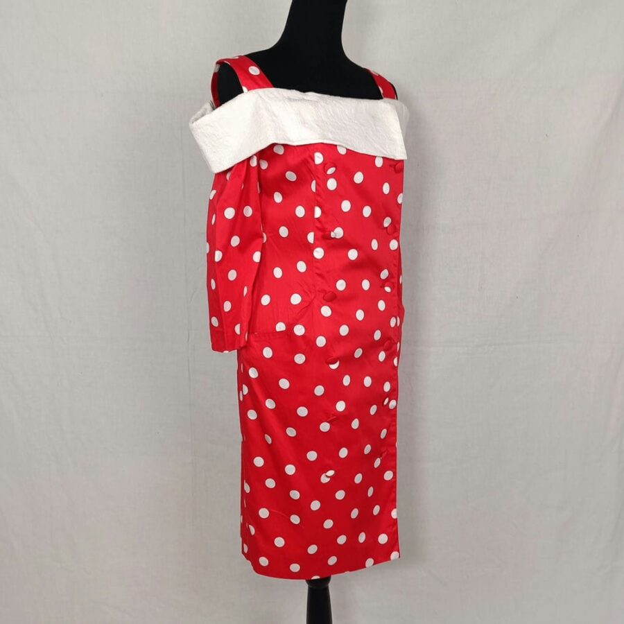 red summer dress