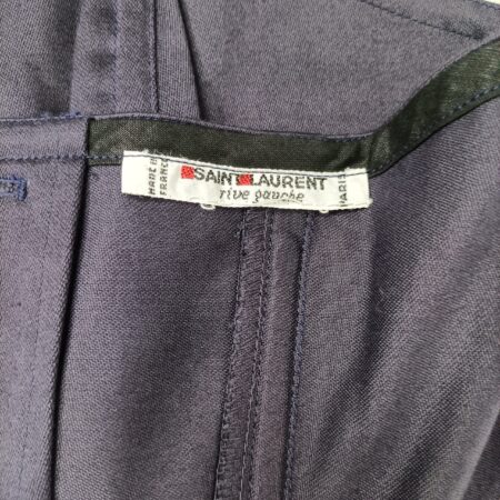 Bustier blu YSL Rive Gauche 1980s