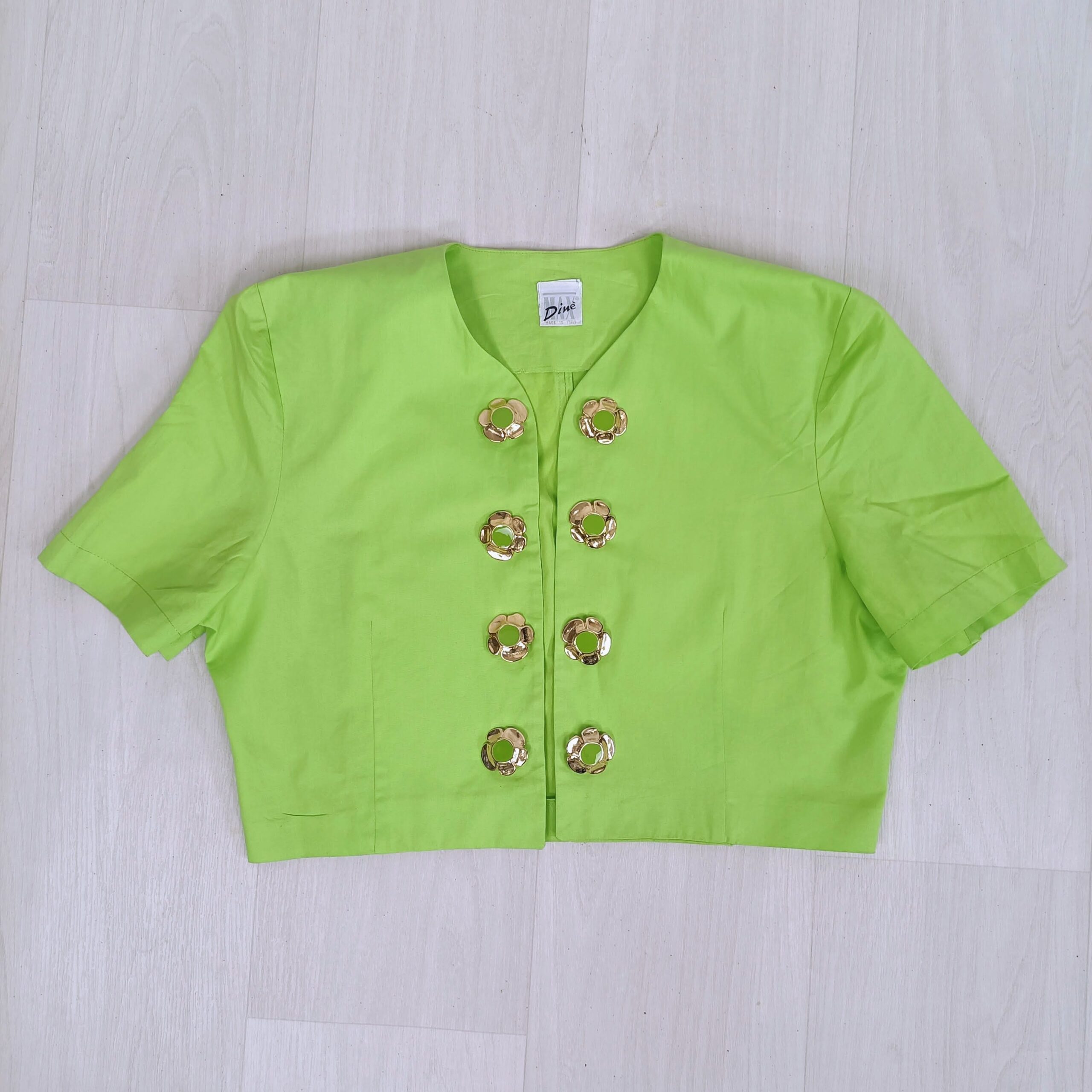 Giacca corta verde chiaro