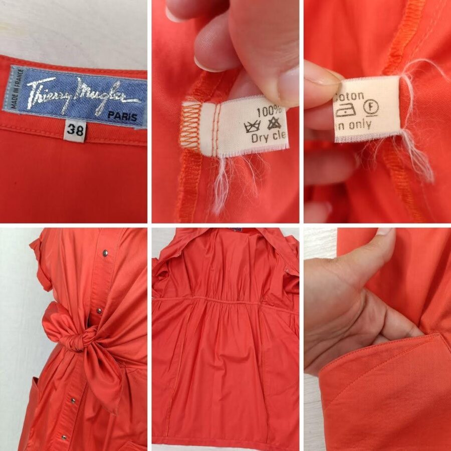 mugler vintage gown