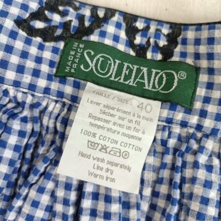 Gonna Souleiado vichy anni 80