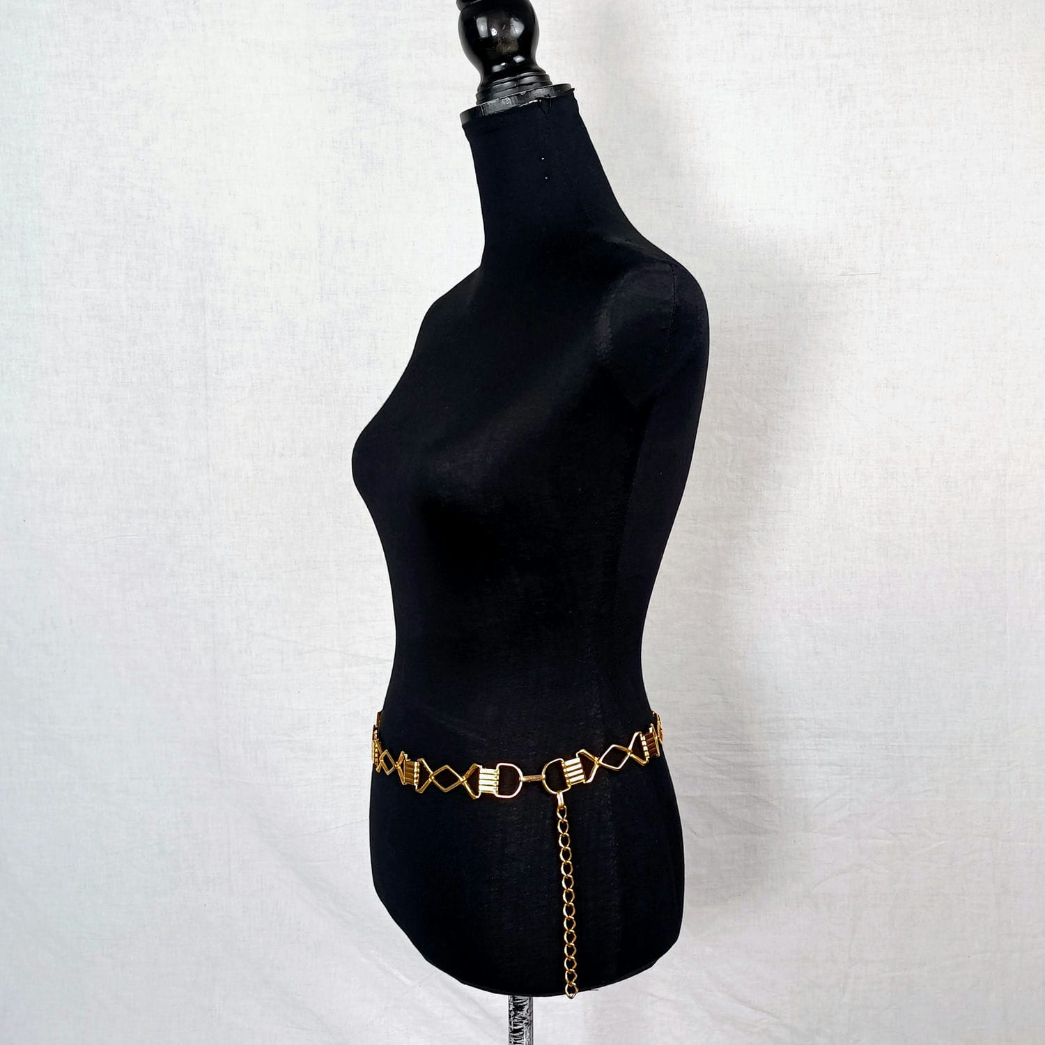 Cintura dorata a rombi 1970s - immagine 2