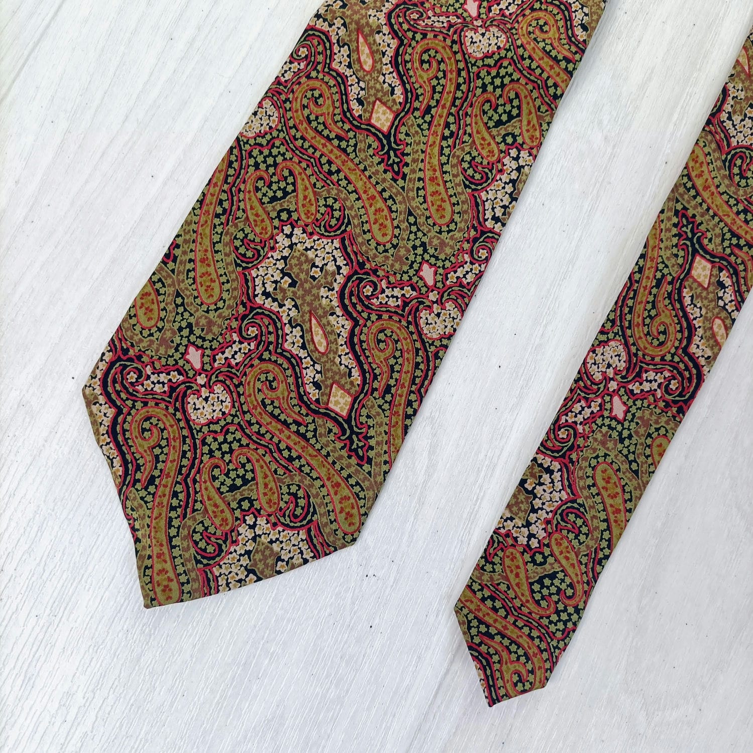 Cravatta paisley Ungaro Paris vintage - immagine 6