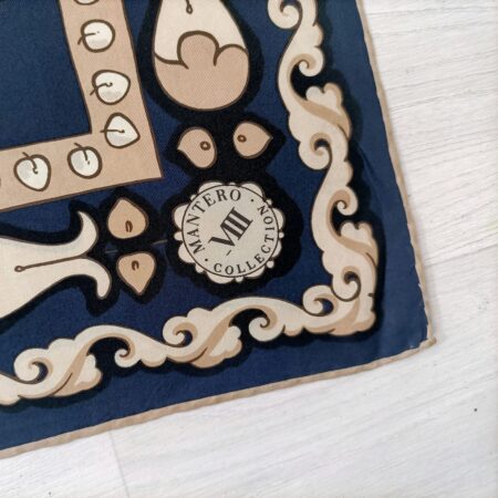 Foulard Mantero vintage in seta