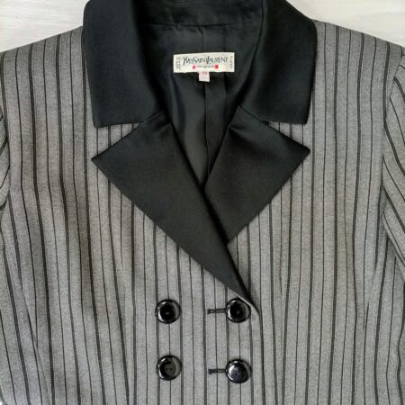 giacca gessata vintage