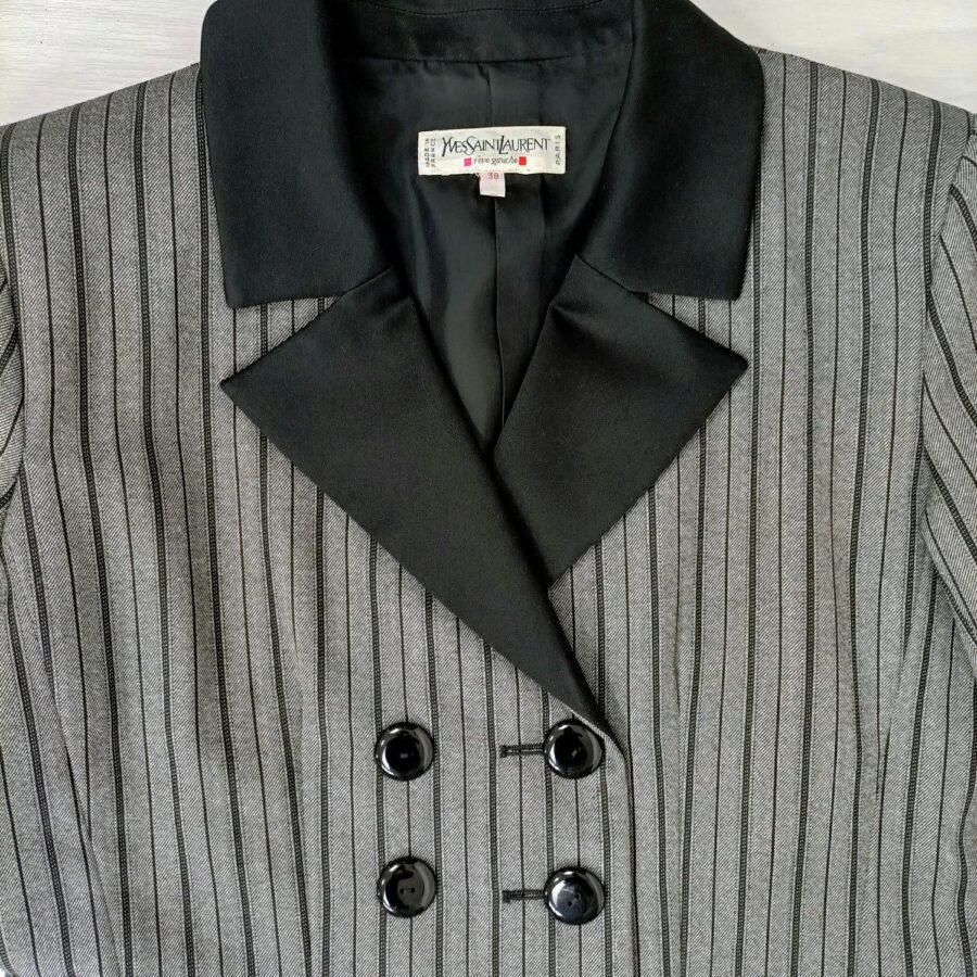 giacca gessata vintage