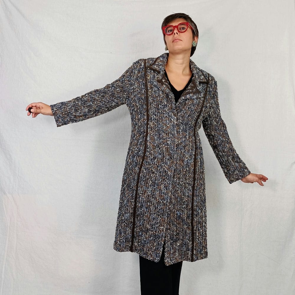 Cappotto melange donna Escada 1990s