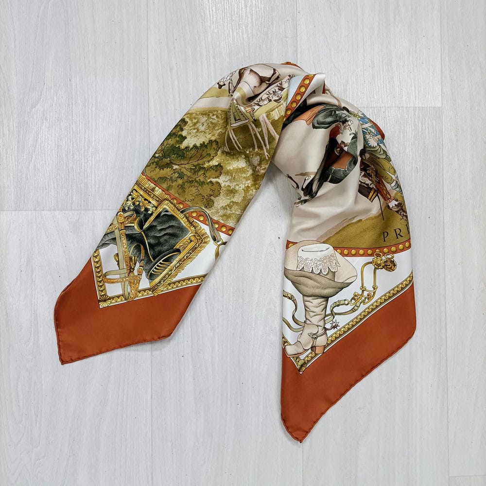 Philippe Ledoux Hermès carré Presentation de Chevaux