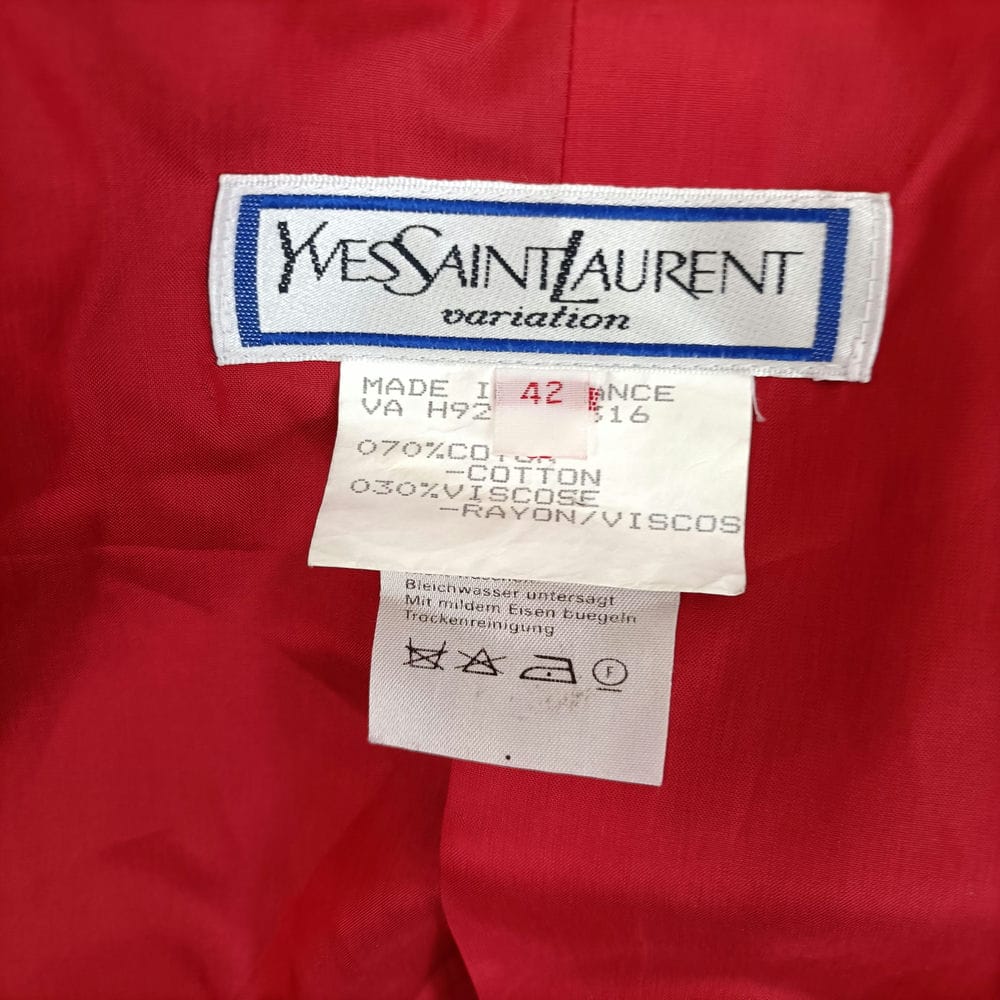 Giacca YSL vintage 1990s