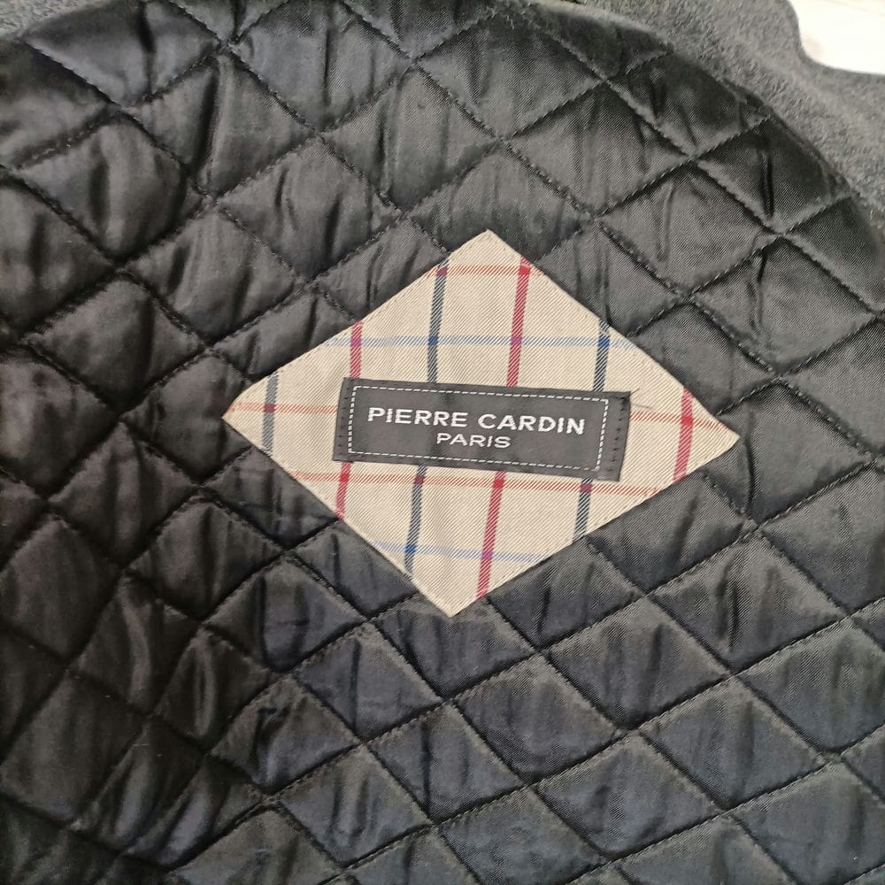 Cappotto vintage uomo grigio Pierre Cardin - immagine 3