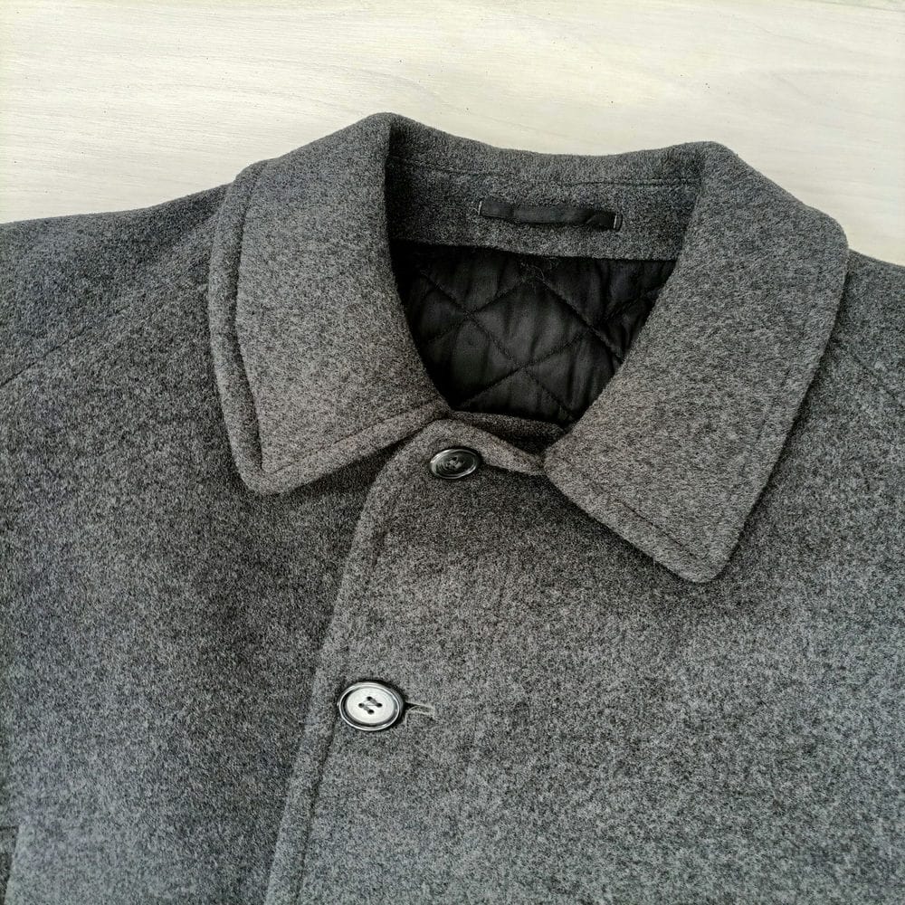 Cappotto vintage uomo grigio Pierre Cardin - immagine 7