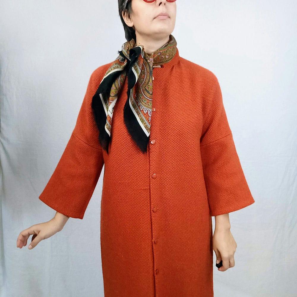 Sciarpa paisley in lana e seta Yves Saint Laurent - immagine 3